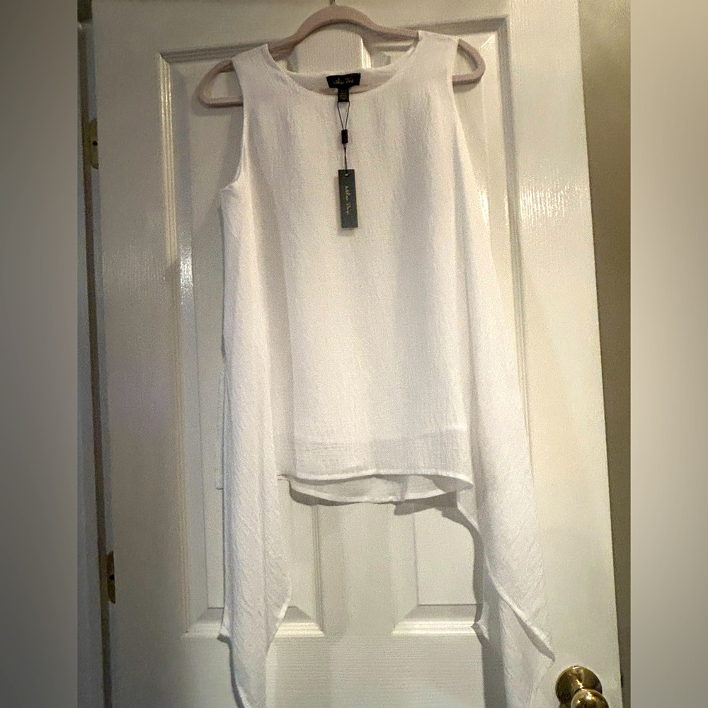 White NWT Flowy Tank